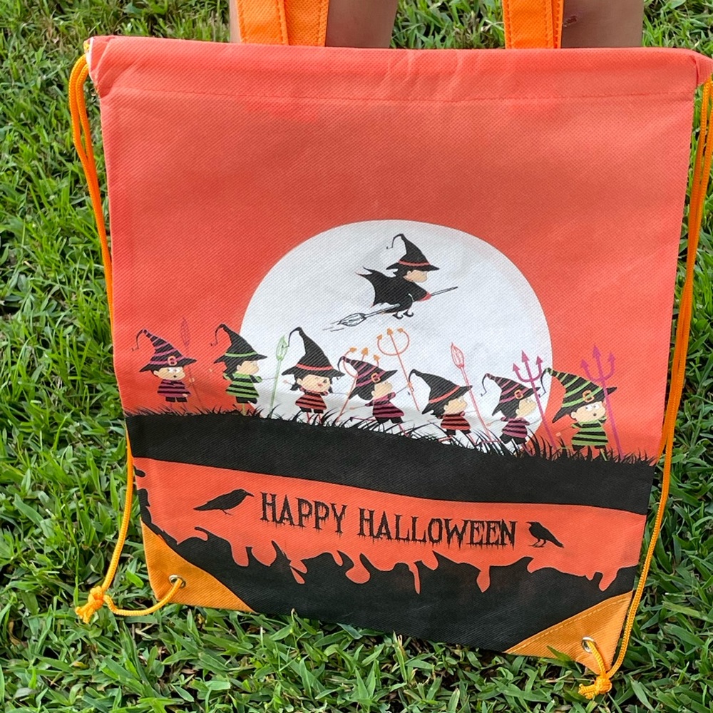 Trick or Treat Bag with Handles that can be worn as backpack. 4 Styles. NWOT
